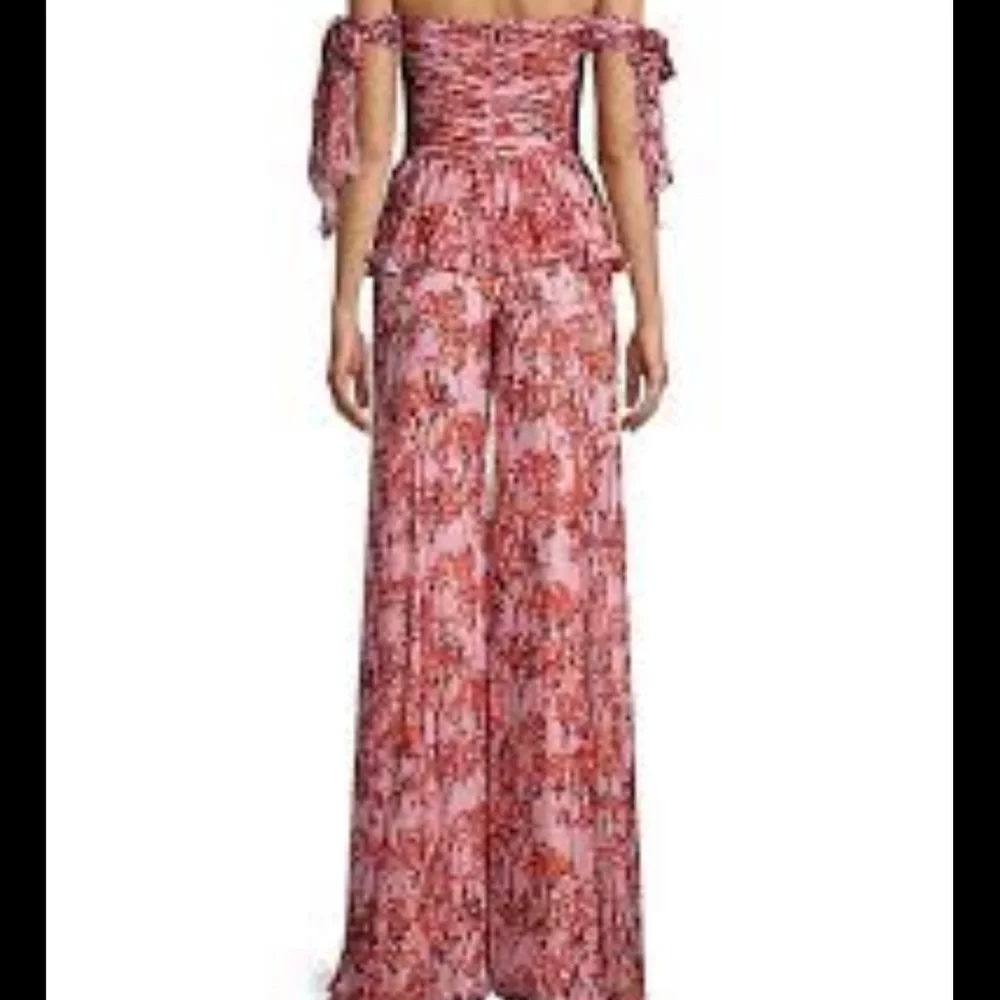 BHLDN Flor Et Al off shoulder Vivian jumpsuit - Picture 5 of 6